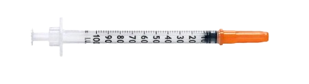 1.0ml (100 unità) siringa